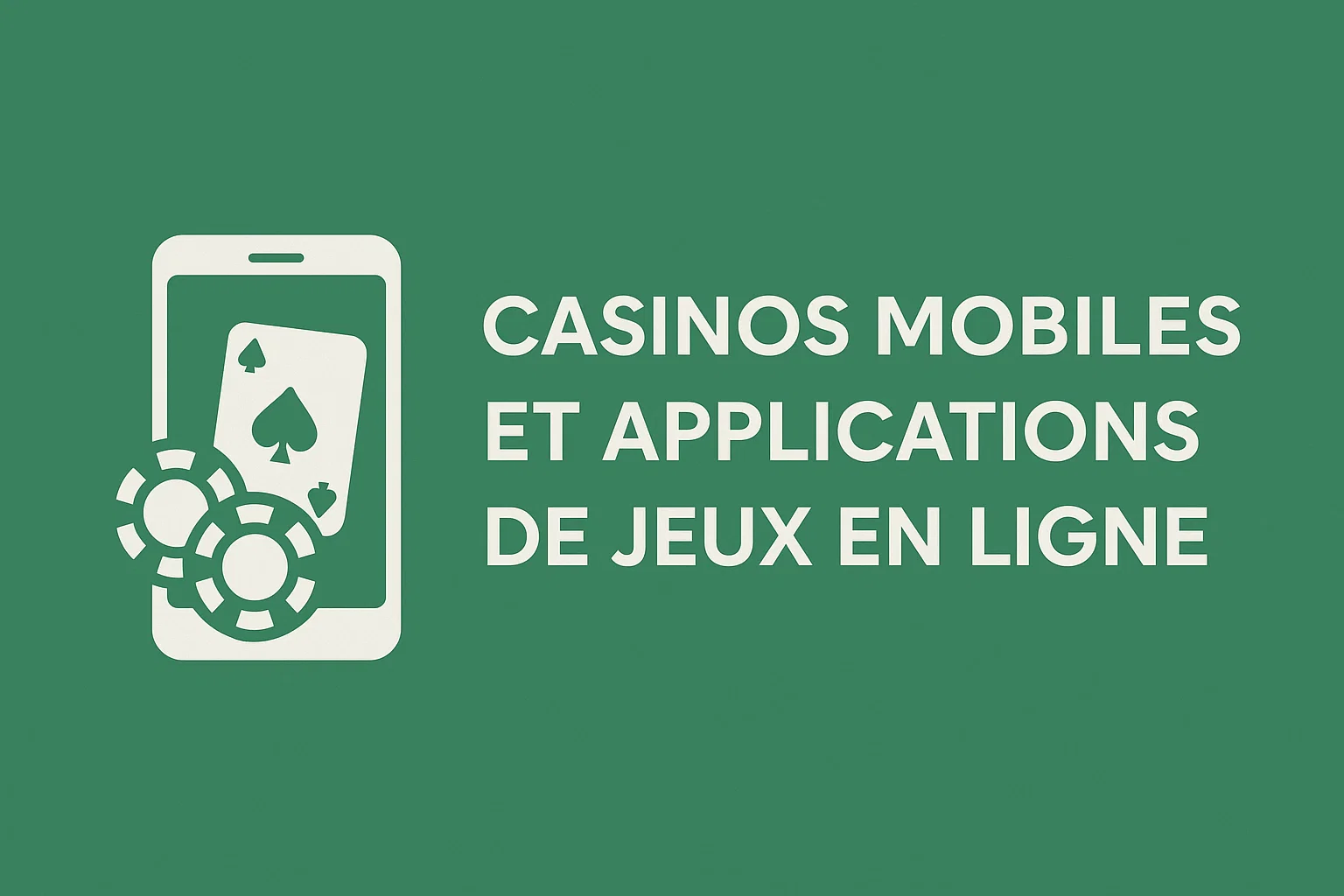 Casinos mobiles et applications de jeux en ligne